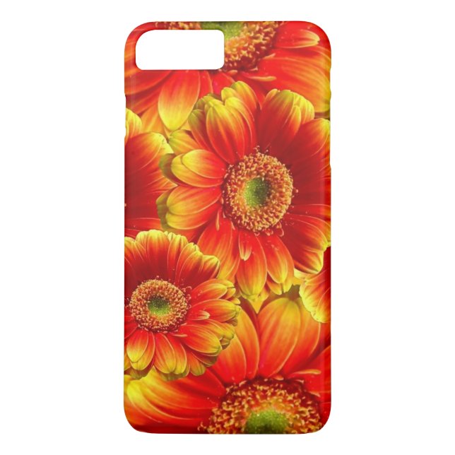 Glowing Gerbera Daisy Case-Mate iPhone Skal (Baksida)