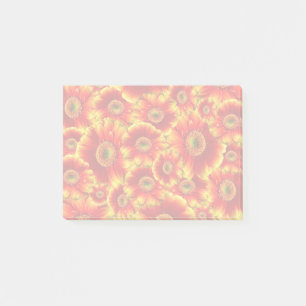 Glowing Gerbera Daisy Post-it Block