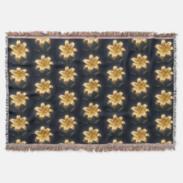 Glowing golden lily flower filt (Framsidan)