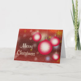 Glowing Hanging jul Ornaments Helgkort