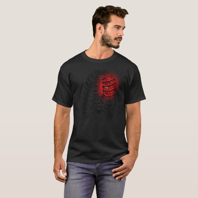 Glowing Heart T Shirt (Hel framsida)