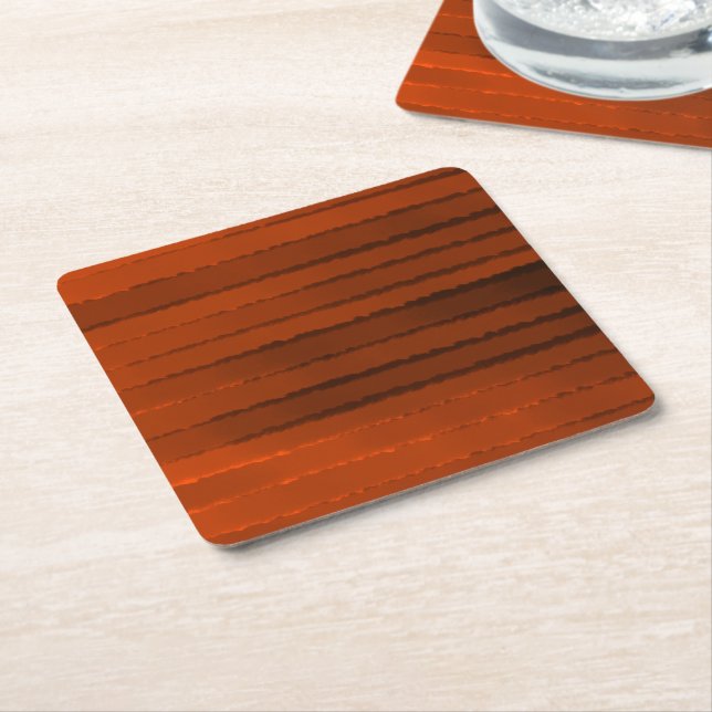 Glowing Hett Saker Underlägg Papper Kvadrat (Vinklad)