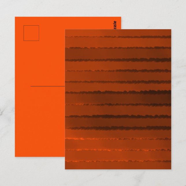 Glowing Hett Saker Vykort (Fram/baksida)