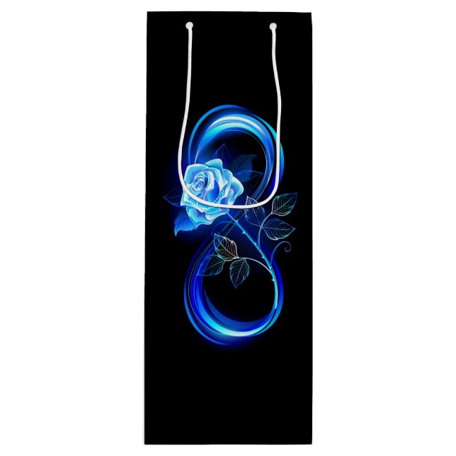 Glowing infinity with blue rose (Framsidan)