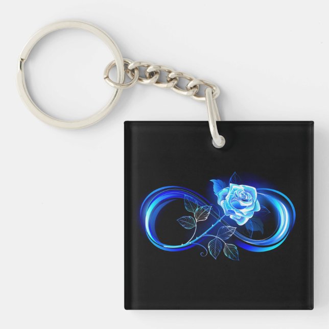 Glowing infinity with blue rose (Framsidan)