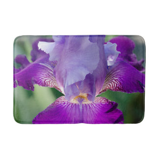 Glowing Iris Nature / Blommigt / botaniskt foto Badrumsmatta