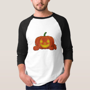 Glowing Jack-o'-Lantern Pumpkin T Shirt