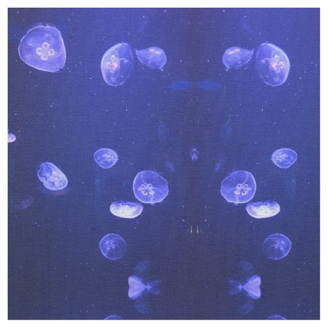 Glowing Jellies Tyg (Närbild)
