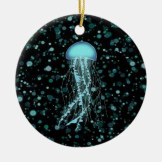 Glowing Jellyfish Julgransprydnad Keramik