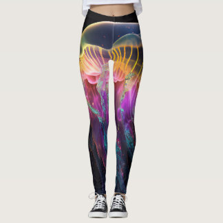 Glowing Jellyfish Leggings