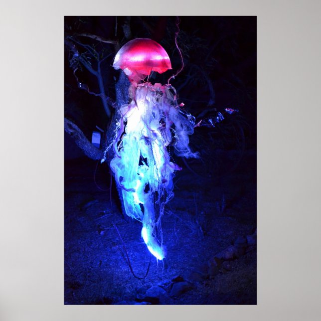 Glowing Jellyfish Poster (Framsidan)