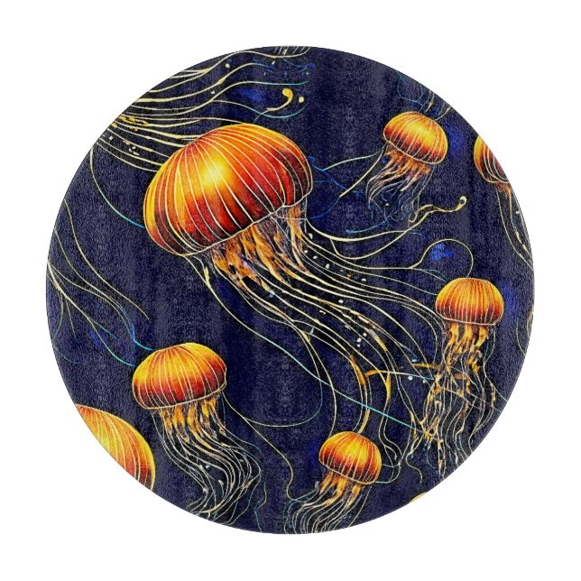 Glowing Jellyfish Sea (Framsidan)