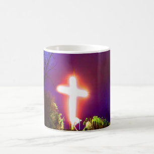 Glowing Kor vid Nattgud Kärlek Kaffemugg