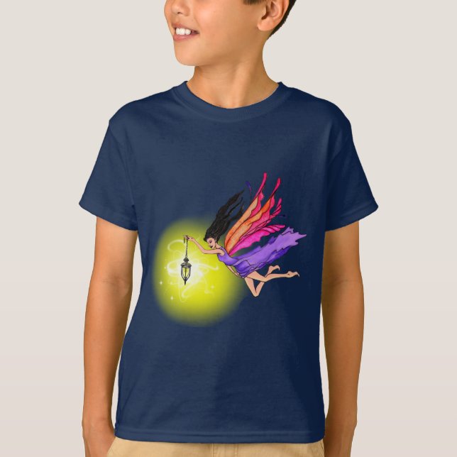 Glowing Lantern Fairy T-shirt (Framsida)