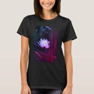 Glowing Lotus Vatten Lily Blommigt Natature T Shirt