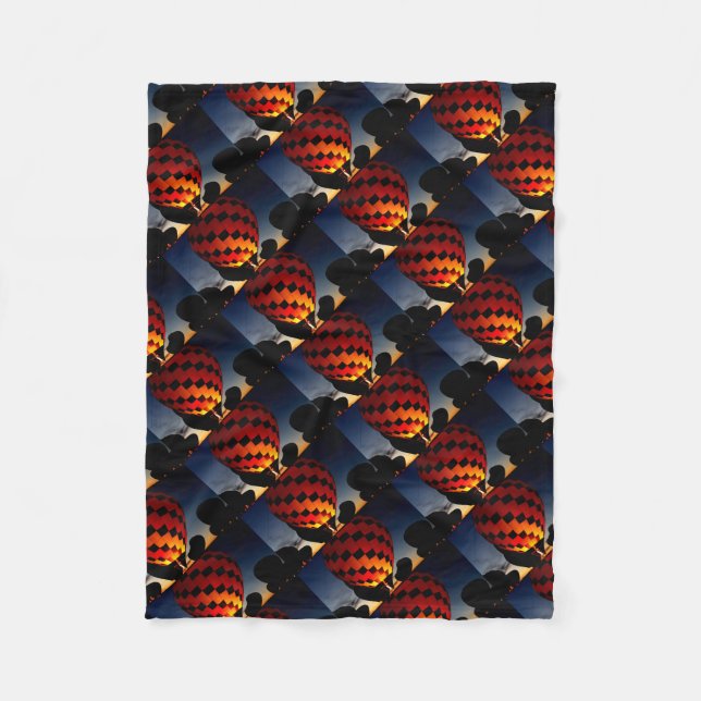 Glowing luft ballong fleecefilt (Framsidan)