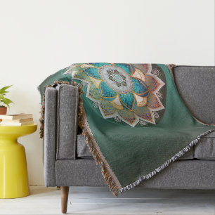 Glowing Mandala - Blanket Filt