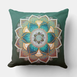 Glowing Mandala - Pillow Kudde