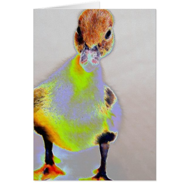 Glowing Muscovy Hälsningskort (Framsidan)