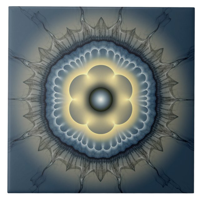 Glowing mystical ornament kakelplatta (Framsidan)