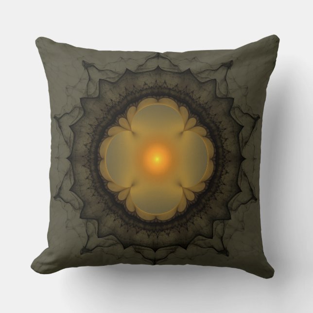Glowing mystical ornament kudde (Framsida)
