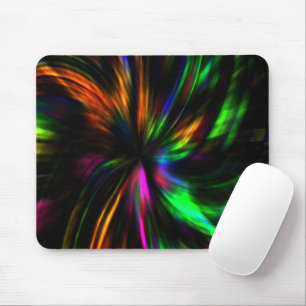 Glowing Neon Art Modern Psychedelic-Trendig Musmatta