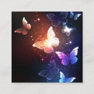Glowing Night Butterflies