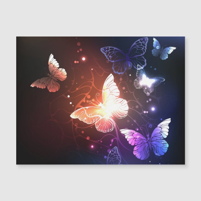 Glowing Night Butterflies (Framsida)