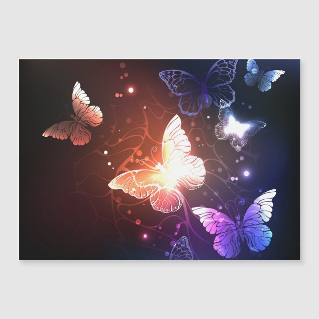 Glowing Night Butterflies (Framsida)