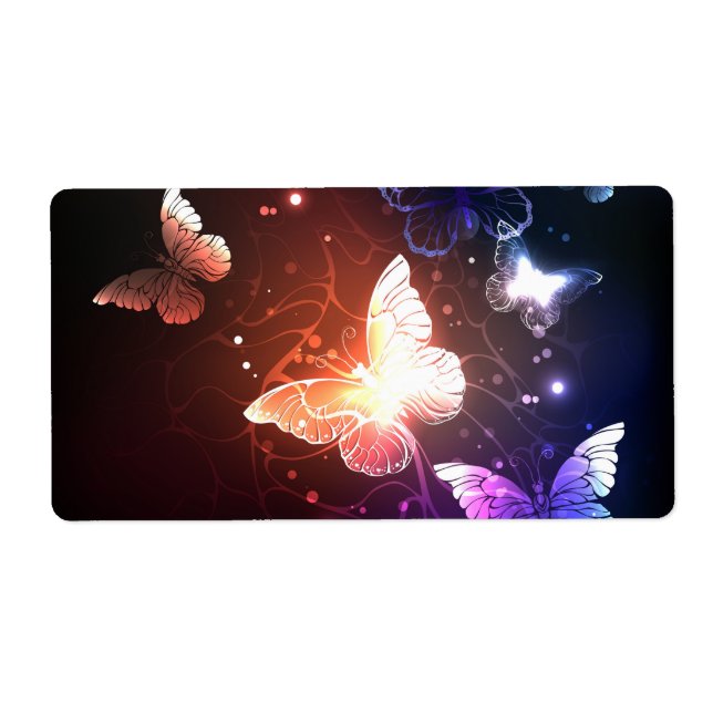 Glowing Night Butterflies Fraktsedel (Framsidan)