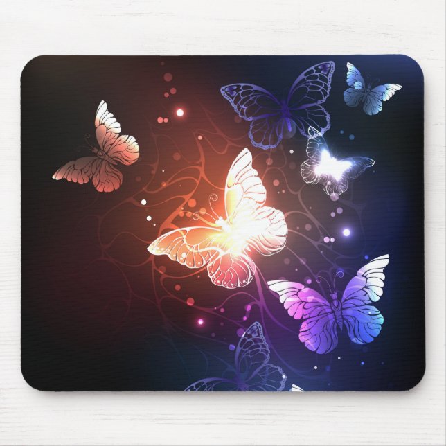 Glowing Night Butterflies Musmatta (Framsidan)