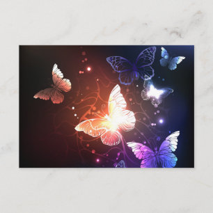Glowing Night Butterflies Tilläggskort