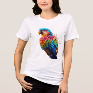 Glowing Parrot T Shirt