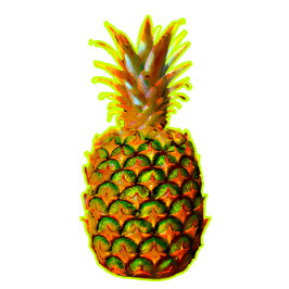 Glowing Pineapple T Shirt