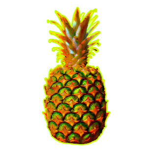 Glowing Pineapple T Shirt