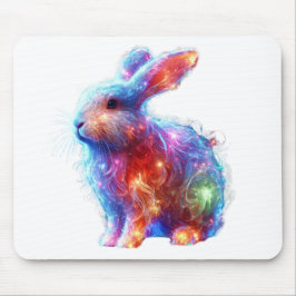 Glowing Prism Rabbit - Etheral Neon Light Animal Musmatta