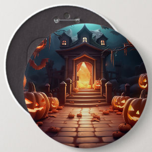Glowing Pumpkin Halloween Knapp