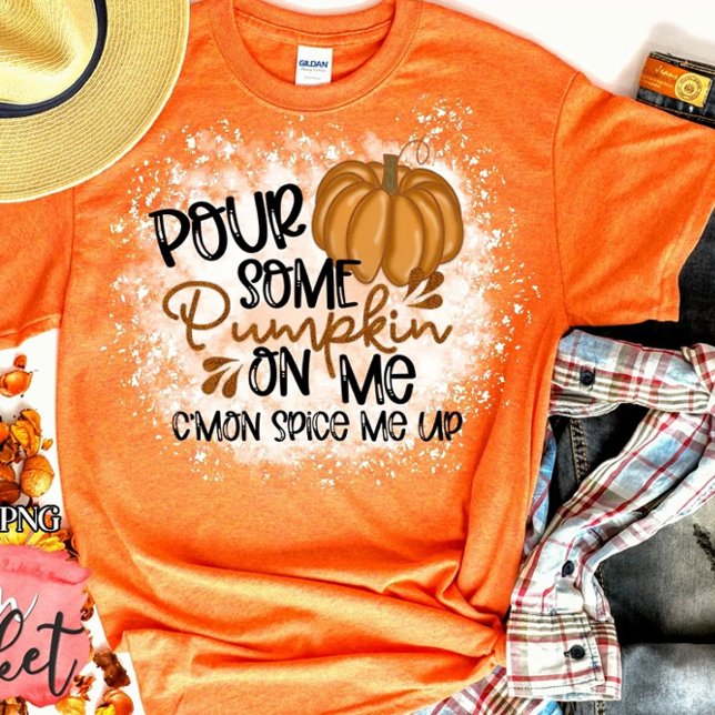 Glowing Pumpkin Halloween Tee (Skapare uppladdad)