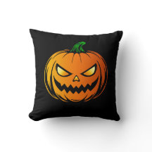 Glowing Pumpkin Horror Ansikte - Halloween
