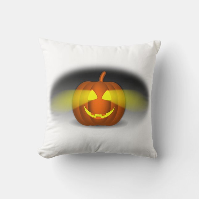 Glowing Pumpkin - Kudde (Framsida)