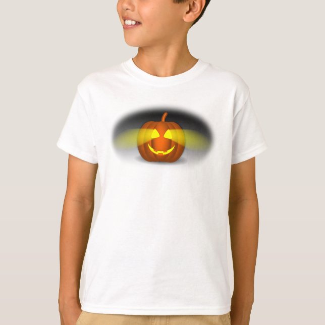 Glowing Pumpkin- T Shirt (Framsida)