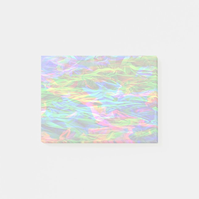 Glowing Rainbow Abstrakt Post-it Block (Framsida)