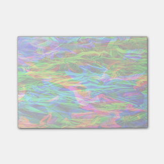 Glowing Rainbow Abstrakt Post-it Block