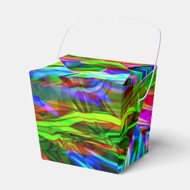 Glowing Rainbow Abstrakt Presentaskar (Framsidan Sidan)