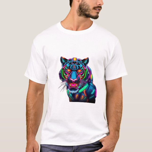 Glowing Robo Tiger Tee (Framsida)