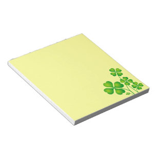Glowing Shamrocks Anteckningsblock