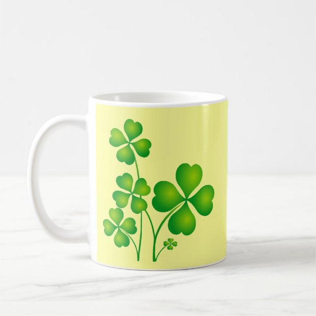 Glowing Shamrocks Kaffemugg (Vänster)