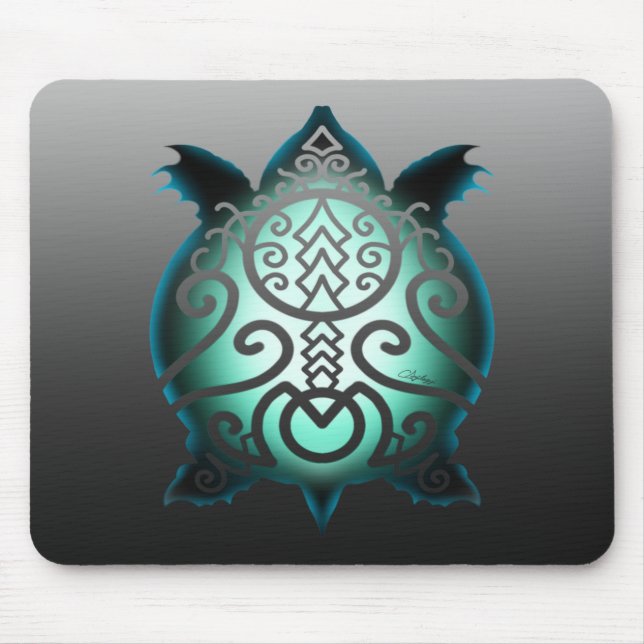 Glowing Silhouette Snapper Turtle Musmatta (Framsidan)