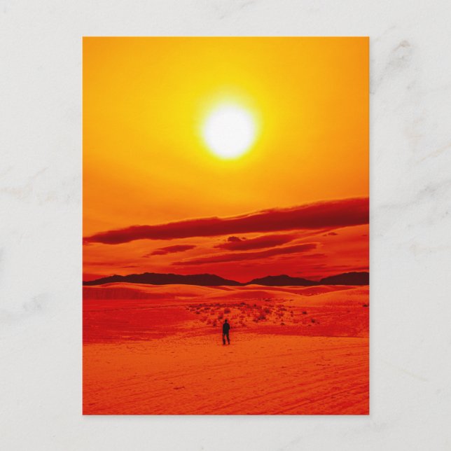 Glowing Sol Vykort (Framsida)