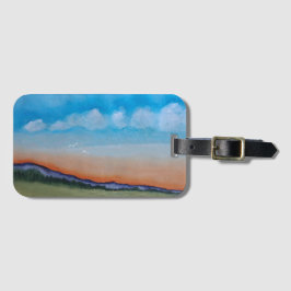 Glowing Sunset Backe Bagagebricka